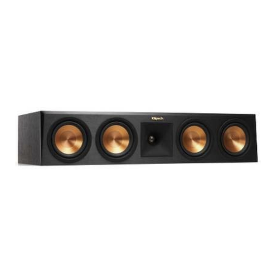 Klipsch REFERENCE PREMIERE Serie Manuel D'utilisation