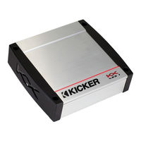 Kicker KXA2400.1 Mode D'emploi