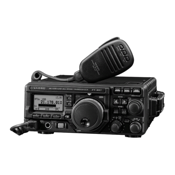 Yaesu FT-897 Manuel D'emploi