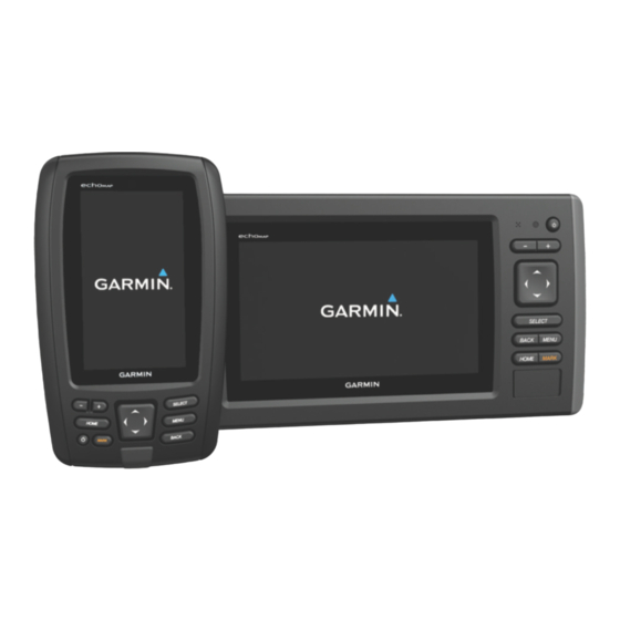 Garmin echoMAP Série Manuel D'utilisation