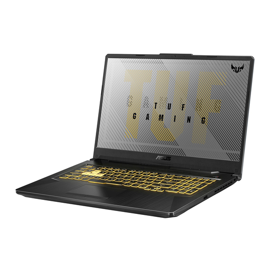 Asus TUF GAMING A17-TUF766IU-H7164T Mode D'emploi