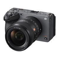 Sony FX3 Guide De Démarrage