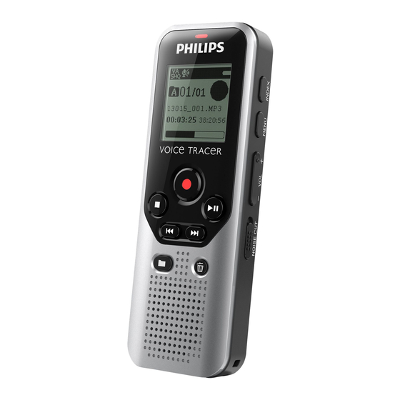 Philips VOICE TRACER DVT1200 Manuel De L'utilisateur