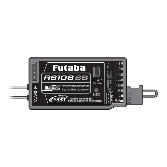 ROBBE-Futaba R6108 SB Notice D'utilisation