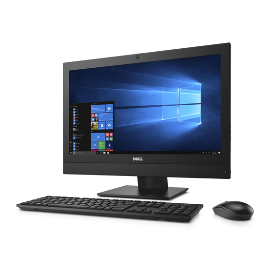 Dell OptiPlex 5250 All-In-One Manuel Du Propriétaire