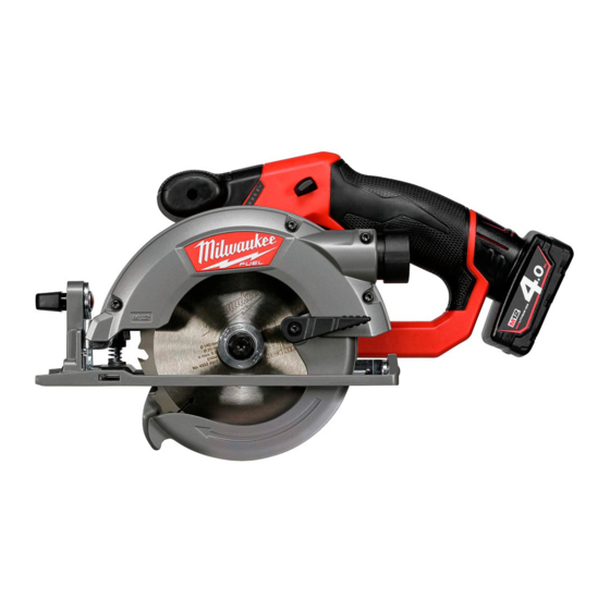 Milwaukee M12 CCS44 Notice Originale