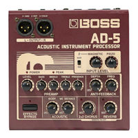 Boss AD-5 Mode D'emploi