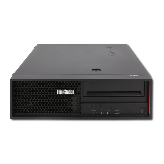 Lenovo ThinkStation P310-30AU Guide D'utilisation