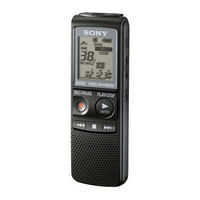 Sony IC RECORDER ICD-PX720 Mode D'emploi