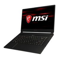 MSI GS65 STEALTH THIN 8RE-400FR Manuel D'utilisation