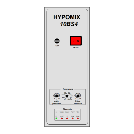 Bayrol HYPOMIX 10-S4 Manuels