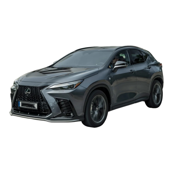 Lexus NX 450h+ 2021 Manuels