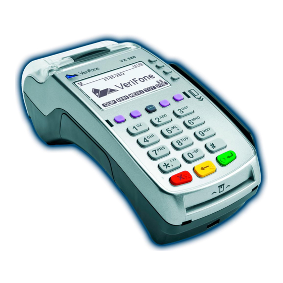 VeriFone VX 520 N&B Manuel Utilisateur