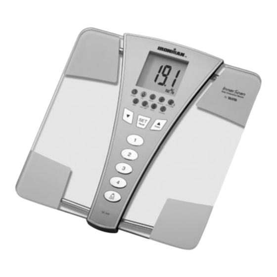 Tanita IRONMAN InnerScan BC-549 Mode D'emploi