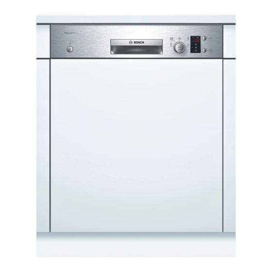 Bosch SMI50E45EU Notice D'utilisation