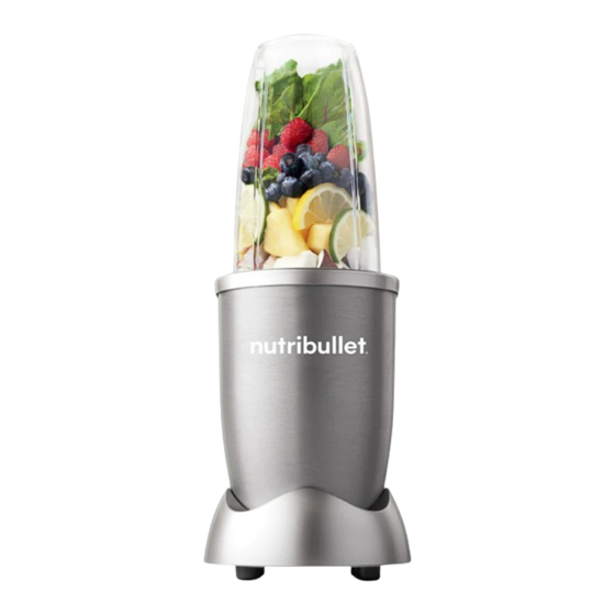 NUTRIBULLET 600 Serie Manuel D'instructions