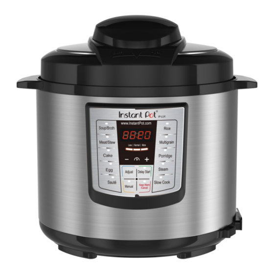 Instant Pot IP-LUX60 V3 Guide De Référence Rapide
