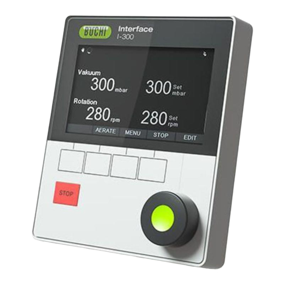 Buchi Interface I-300 Manuels