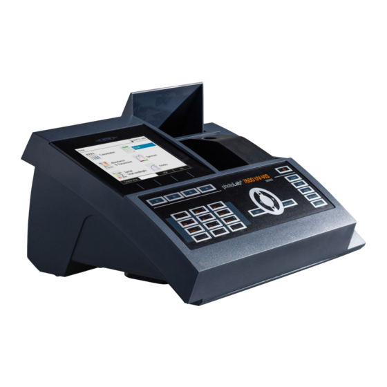 wtw photoLab 7600 UV-VIS Mode D'emploi