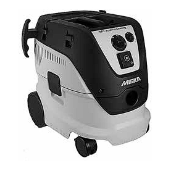 MIRKA Dust Exrtactor 1230 Instructions D'utilisation