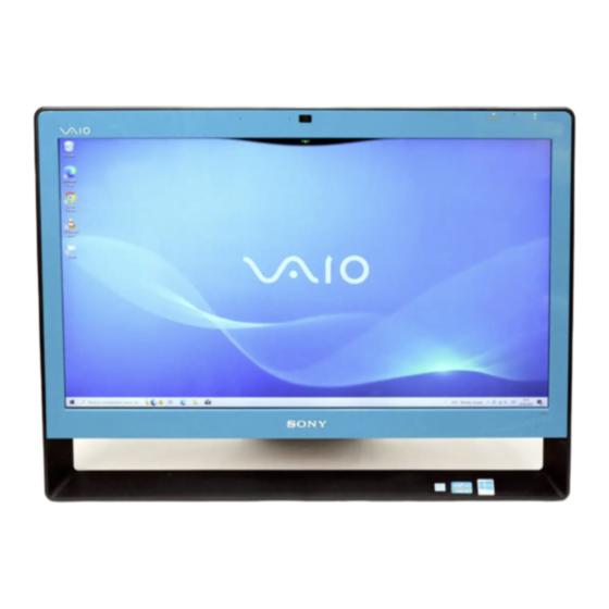 Sony Vaio VPCJ2 Séries Guide De L'utilisateur