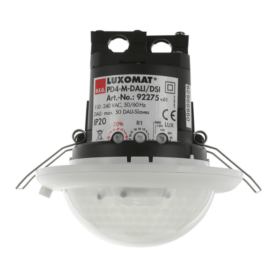 B.E.G. LUXOMAT PD4-M-DALI/DSI Instructions D'utilisation