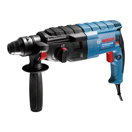 Bosch GBH 2-24 RE Notice Originale