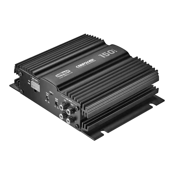 Monacor CARPOWER HPB-204 Notice D'utilisation