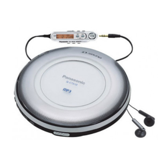 Panasonic SL-CT510 Mode D'emploi