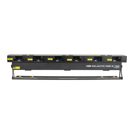 SHOWTEC Galactic RGB-6-750 Manuel D'utilisation