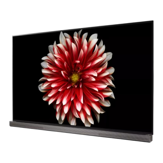 LG Signature OLED65G7 Serie Mode D'emploi