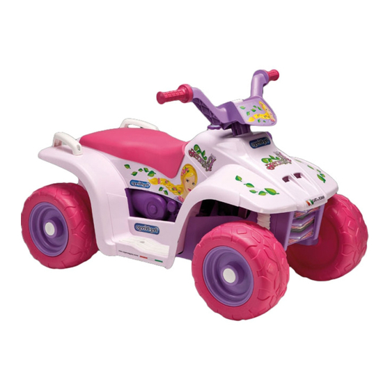 Peg-Perego QUAD Princess IGED1152 Utilisation Et Entretien