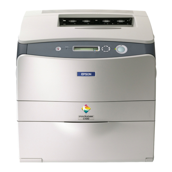 Epson AcuLaser C1100 Série Manuel D'utilisation