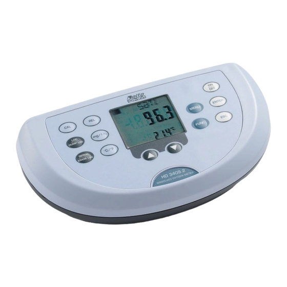 Delta OHM HD3409.2 Mode D'emploi