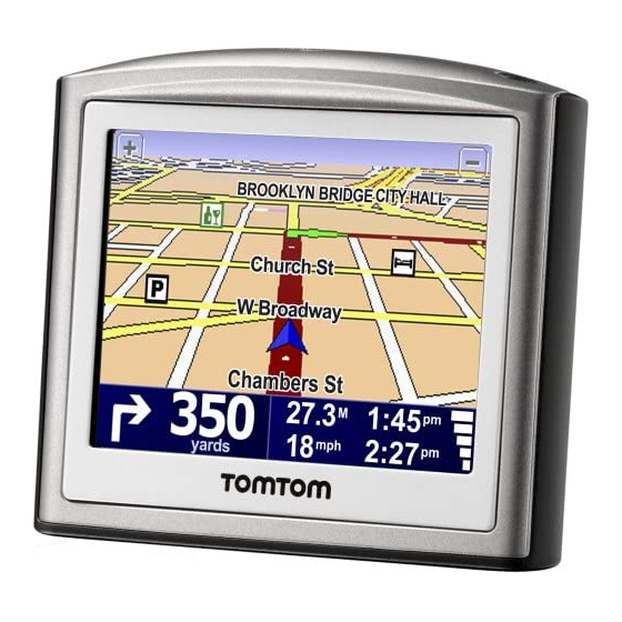 TomTom ONE Manuel
