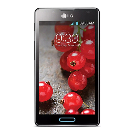 LG E460 Mode D'emploi