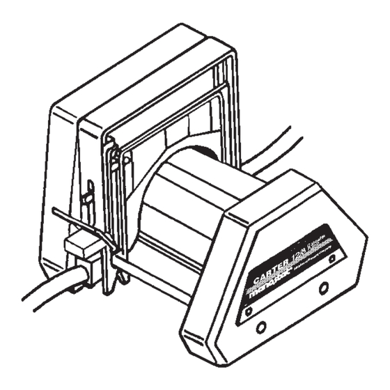 Barnant Company manostat CARTER 74-083-00000 Notice D'utilisation