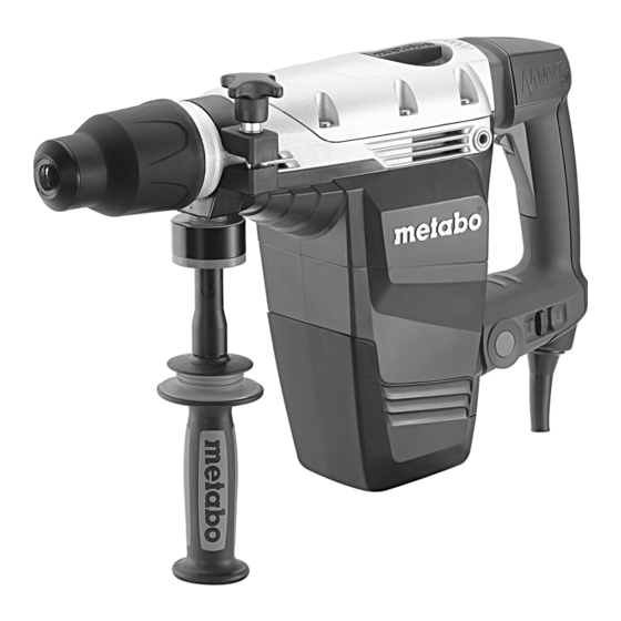 Metabo KHE 76 Notice Originale