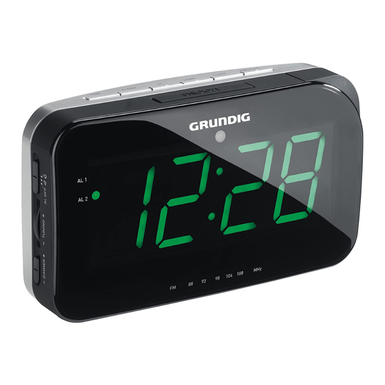 Grundig Sonoclock 490 Mode D'emploi