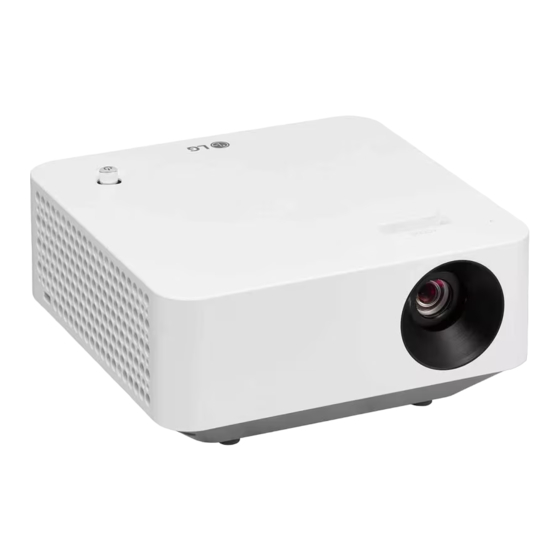 LG CineBeam PF510Q Manuel D'utilisation