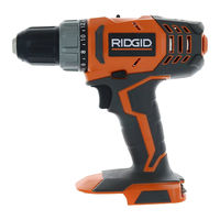 RIDGID R860052 Manuel D'utilisation