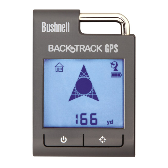 Bushnell BACK TRACK POINT 3 Guide De Démarrage Rapide