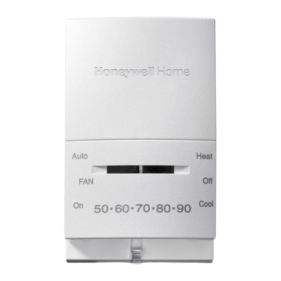 Honeywell Home T834 Série Mode D'emploi