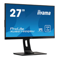 Iiyama ProLite XUB2792QSU Mode D'emploi