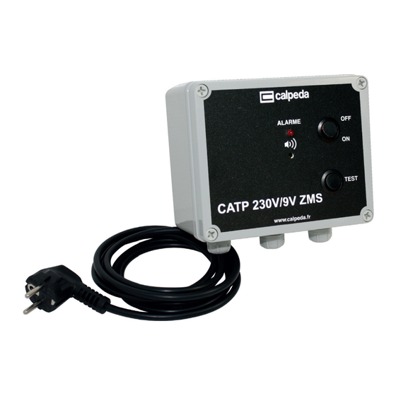 Calpeda CATP 230V/9V ZMS Instructions Techniques