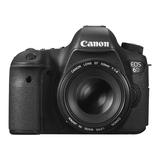 Canon EOS 6D Mode D'emploi