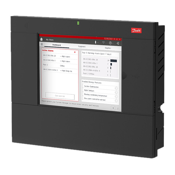 Danfoss AK-SM 800A Serie Mode D'emploi