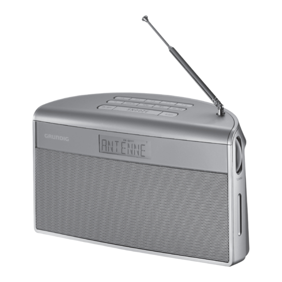 Grundig MUSIC 85 DAB+ Mode D'emploi