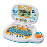 VTech Ordi P'tit Genius Ourson Manuel D'utilisation