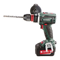 Metabo SB 18 LTX Quick Mode D'emploi